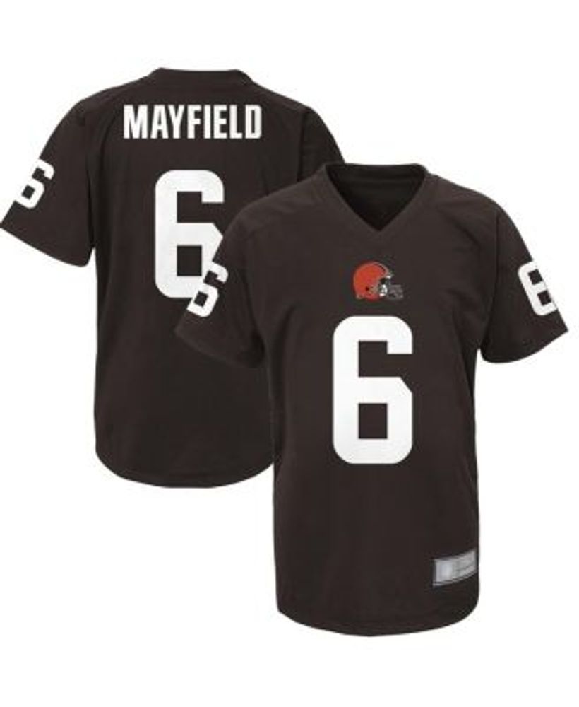 Youth Baker Mayfield Brown Cleveland Browns Name & Number Player T-Shirt