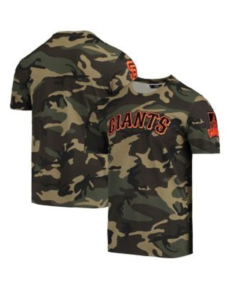 Men's Nike Black San Francisco Giants Camo Logo T-Shirt Size: Medium