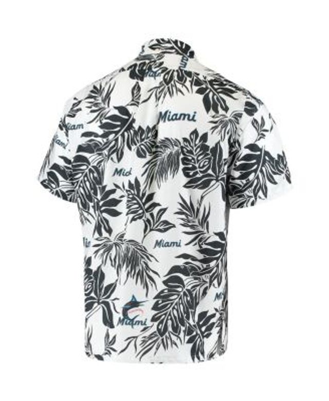 Men's Reyn Spooner Navy Cleveland Indians Aloha Button-Down Shirt Size: Small