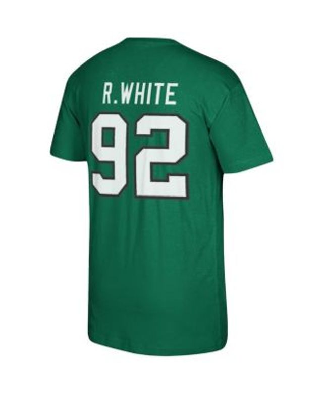 Reggie White Philadelphia Eagles Mitchell & Ness Throwback Retired Player  Name & Number Long Sleeve Top - Kelly Green