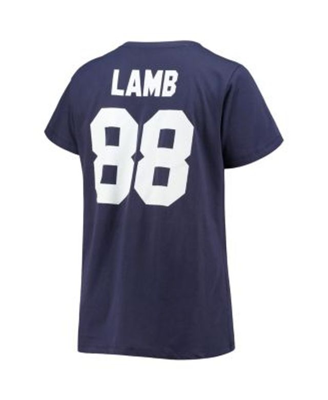 Women's Fanatics Branded Micah Parsons Navy Dallas Cowboys Plus Size Player  Name & Number V-Neck T-Shirt