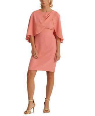 Lauren Ralph Lauren Georgette Cape Cocktail Dress | Mall of America®