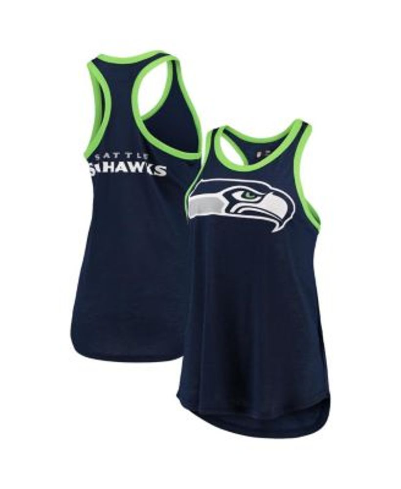 Lids Seattle Seahawks Women's Plus Racerback Tank Top - College Navy