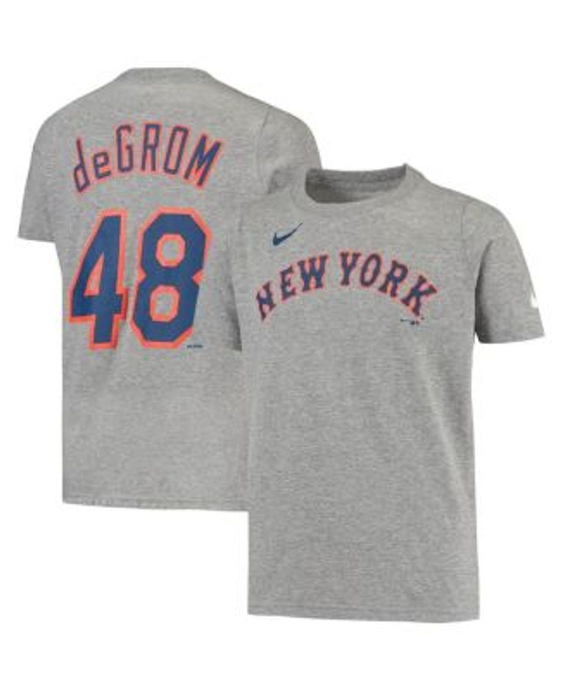 Men's Nike Jacob deGrom Royal New York Mets Name & Number T-Shirt