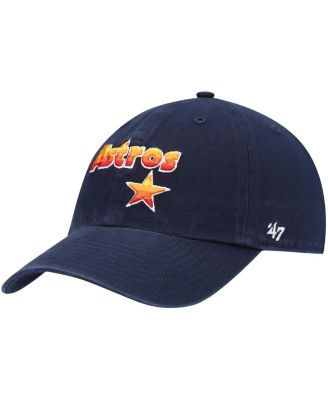 Men's New Era Navy Houston Astros Cooperstown Collection Logo 59FIFTY  Fitted Hat