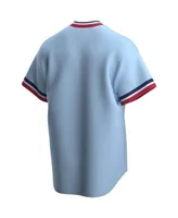 Men's St. Louis Cardinals Nike Light Blue Road Cooperstown Collection Team  Jersey