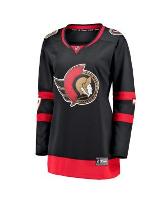 Women's Fanatics Branded Brady Tkachuk Black Ottawa Senators Home 2020/21 Premier Breakaway Player Jersey
