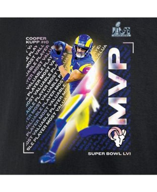 Men's Nike Cooper Kupp White Los Angeles Rams Super Bowl LVI Player Name & Number T-Shirt