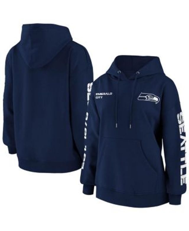 Lids Seattle Seahawks WEAR by Erin Andrews Women's Oversized Pullover  Sweatshirt - White