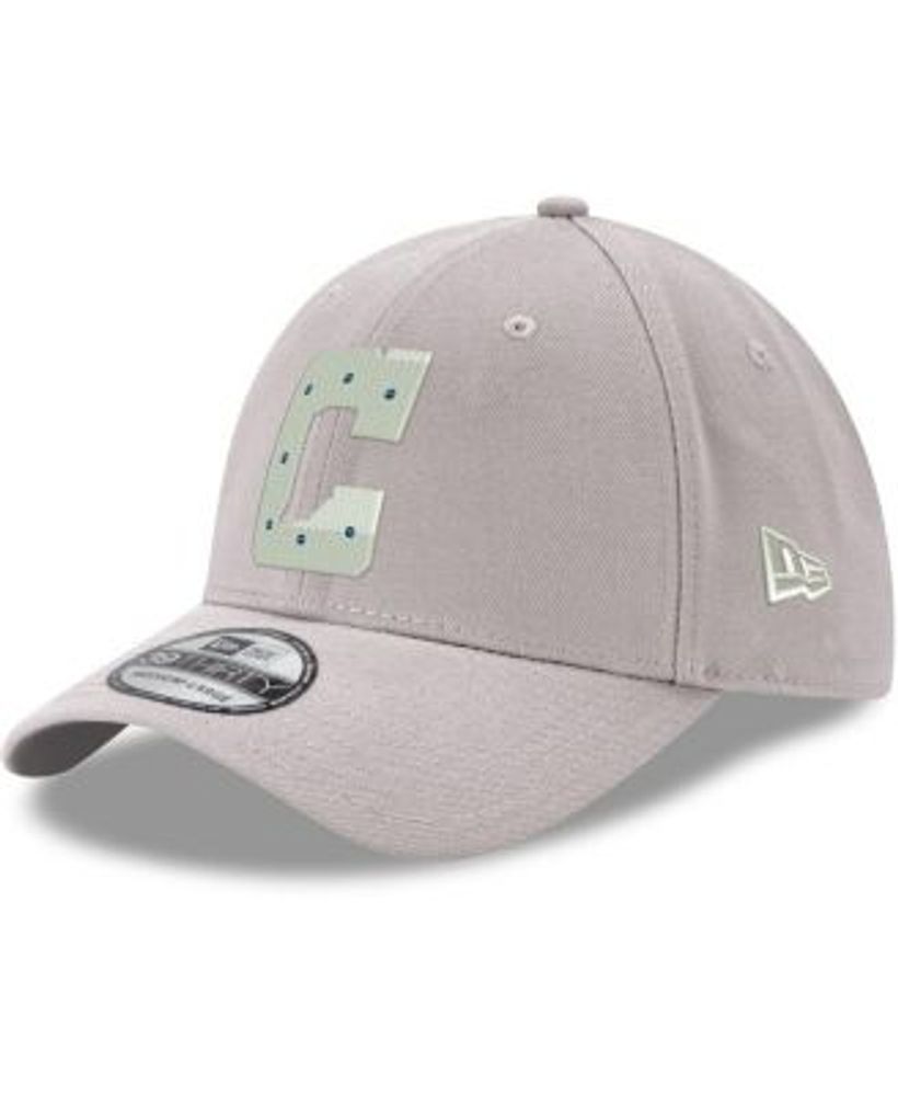 Men's New Era Gray Indianapolis Colts Team Neo 39THIRTY Flex Hat