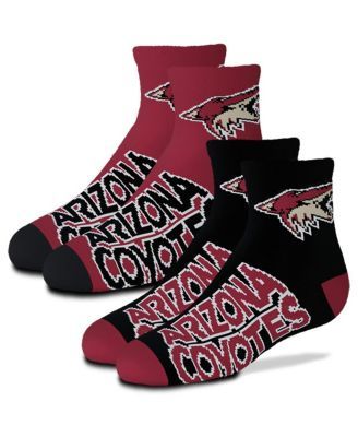 For Bare Feet Arizona Cardinals 4-Stripe Deuce Quarter-Length Socks