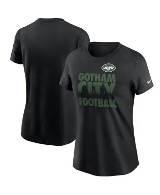 New York Jets Nike Women's Impact Exceed Performance Notch Neck T-Shirt -  White/Green