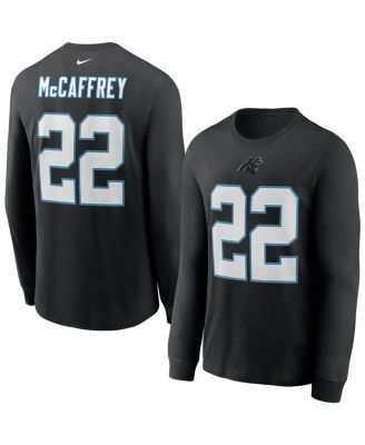 Carolina Panthers Home Name & Number Crew Sweatshirt - Christian McCaffrey  - Mens