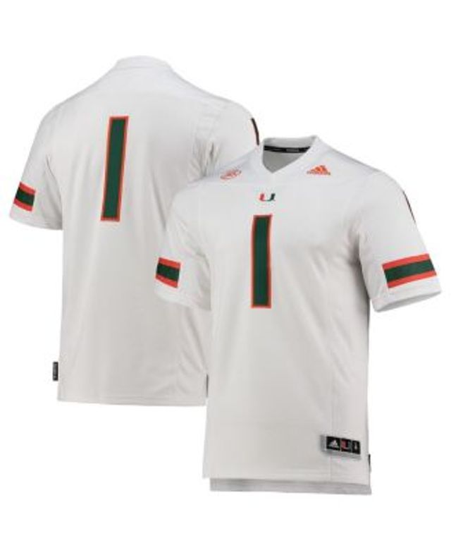 Adidas Men's #23 White Miami Hurricanes Team Baseball Jersey