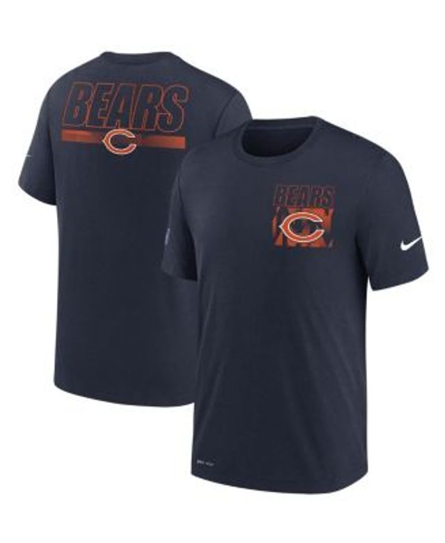 Nike Men's Dri-Fit Lockup (NFL Chicago Bears) Long-Sleeve Top Orange