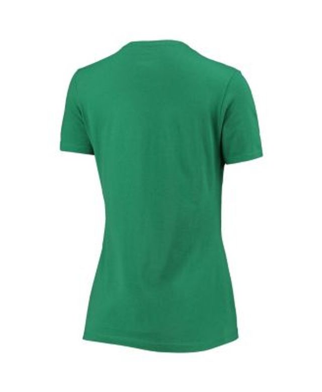 Dallas Stars Fanatics Branded Women's Primary Logo V-Neck T-Shirt - Kelly Green