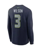 Men's Nike Russell Wilson College Navy Seattle Seahawks Game Player Jersey