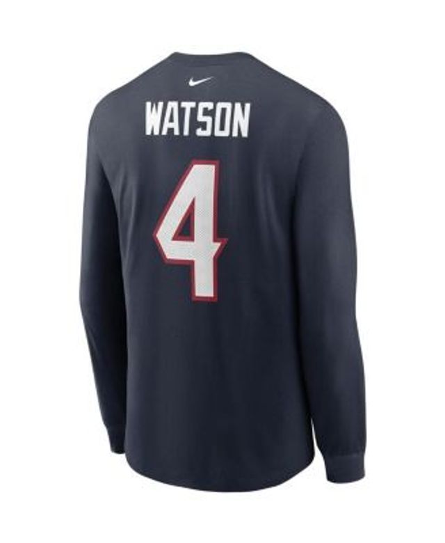 Men's Fanatics Branded Deshaun Watson Brown Cleveland Browns Player Icon Name & Number T-Shirt