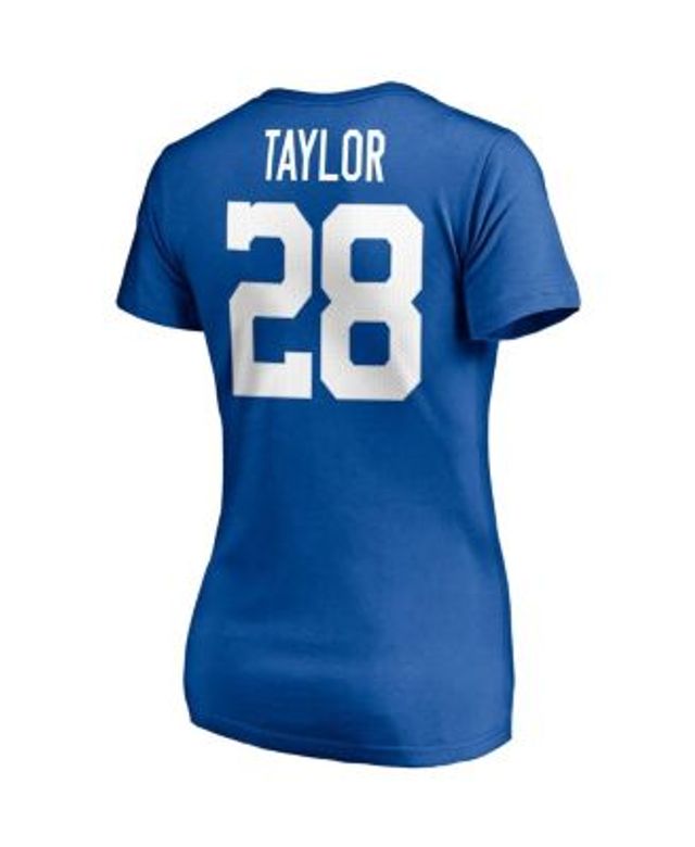 Men's Fanatics Branded Jonathan Taylor Royal Indianapolis Colts Player Icon  Name & Number T-Shirt