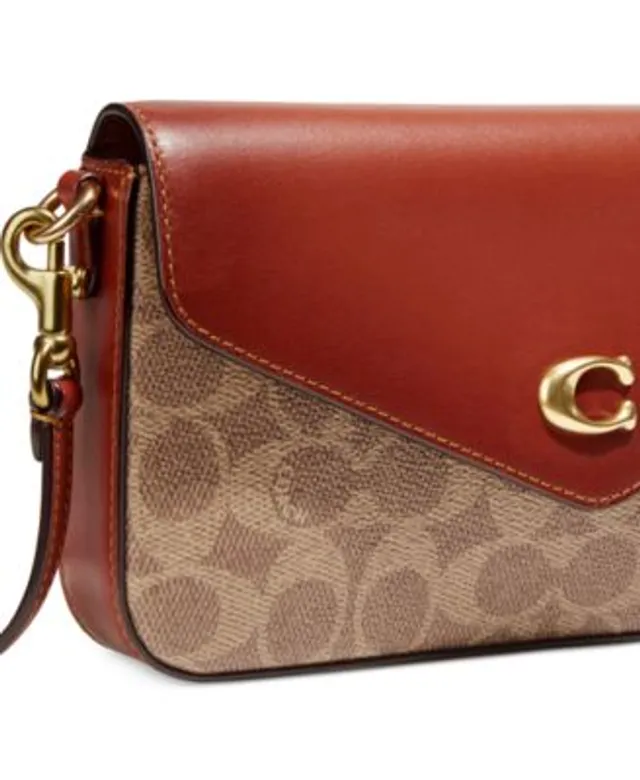 COACH Canvas Signature Heart Print Camera Bag - Macy's