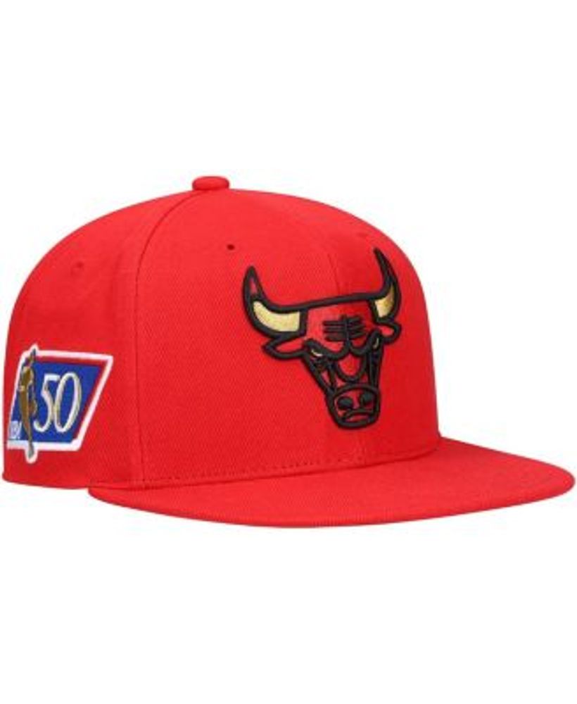 Mitchell & Ness Chicago Bulls Color Bomb Fitted Hat Black