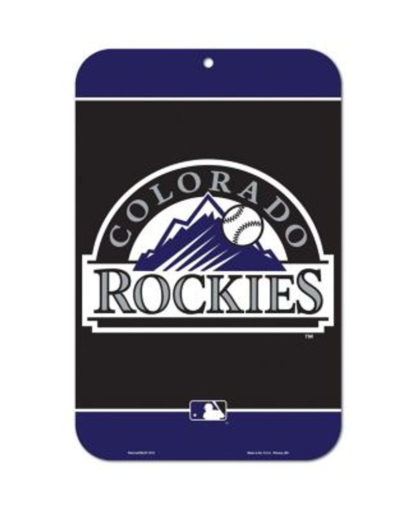 WinCraft Colorado Rockies Team Logo Plastic License Plate