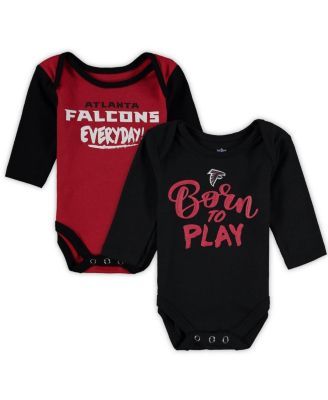 Newborn & Infant Blue/Black Carolina Panthers Little Player Long Sleeve  2-Pack Bodysuit Set