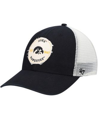 Men's New Orleans Saints '47 Black/Natural Legacy Trawler Trucker Clean Up  Snapback Hat