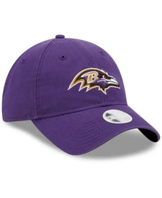 Women's Baltimore Ravens New Era Brown Core Classic 2.0 9TWENTY Adjustable  Hat