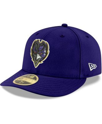 Men's New Era White Baltimore Ravens Team Out 39THIRTY Flex Hat Size: Small/Medium