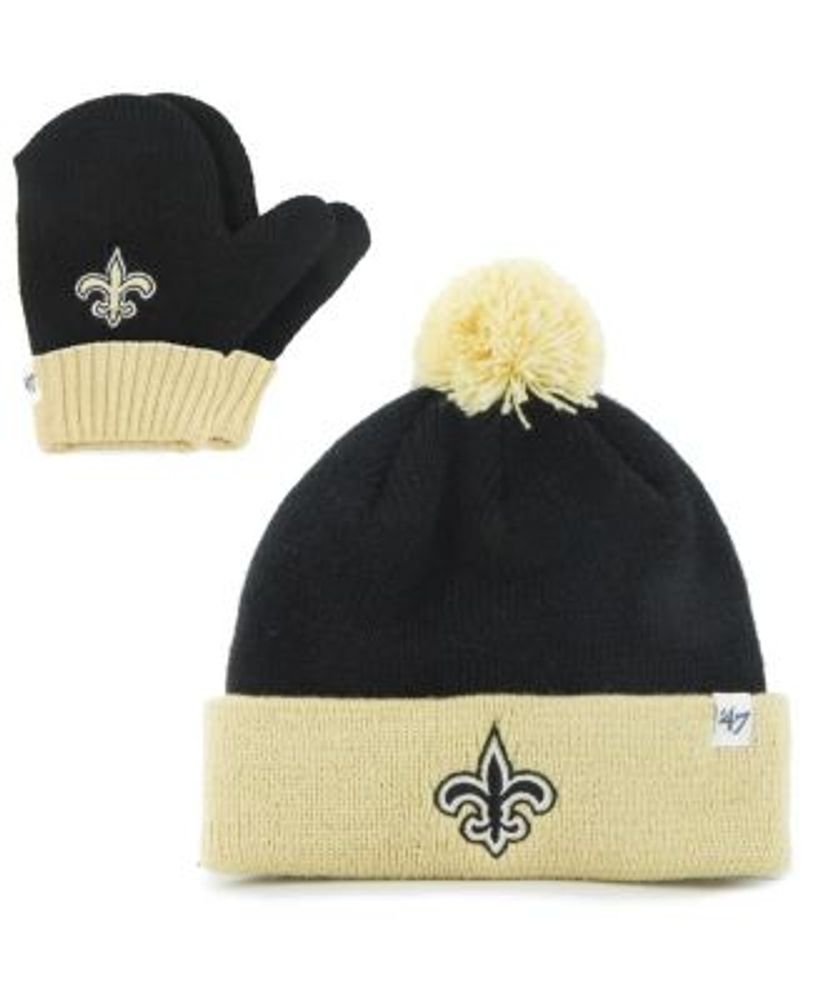 Green Bay Packers '47 Toddler Bam Bam Cuffed Knit Hat with Pom and Mittens  Set - Green/Gold