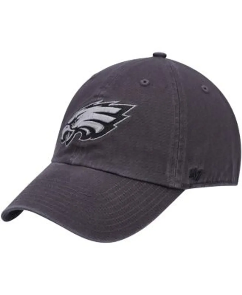 47 Brand Men's Charcoal Philadelphia Eagles Clean Up Tonal Adjustable Hat