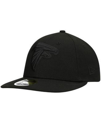 New Era Black Atlanta Falcons Black on Black Low Profile 59FIFTY II Fitted Hat