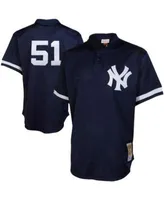 Youth Mitchell & Ness Derek Jeter Navy New York Yankees Team Cooperstown Collection Mesh Batting Practice Jersey Size: Small