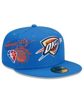 Oklahoma City Thunder New Era 2022 NBA Draft 9FIFTY Snapback Adjustable Hat  - Cream/Blue