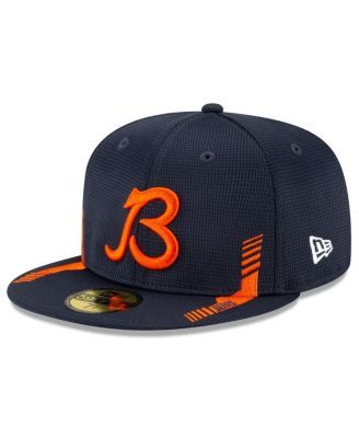 Men's New Era Orange/Navy Chicago Bears 2023 Sideline 59FIFTY Fitted Hat