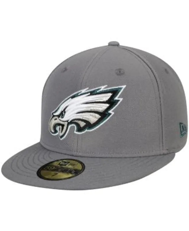 47 Brand Men's Graphite Philadelphia Eagles Rexford Cuffed Knit Hat with  Pom