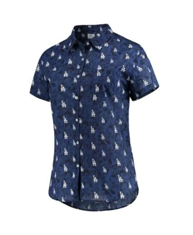 Women's FOCO Navy Houston Astros Floral Button Up Shirt