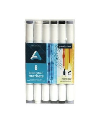 Illustration Marker, 6-Tones Marker Set