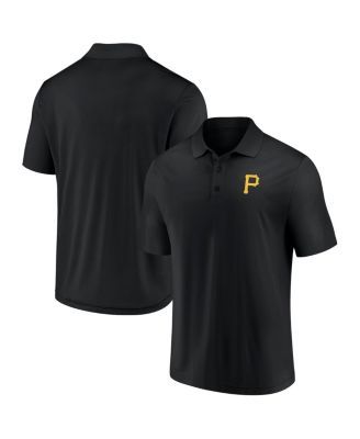 Men's Pittsburgh Pirates Fanatics Branded Black Defender Polo