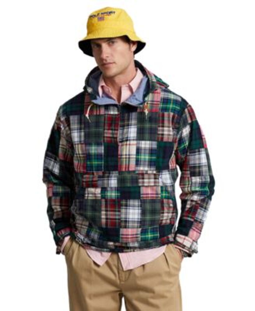 Polo Ralph Lauren Men's Patchwork Madras Pullover Jacket | Dulles Town  Center