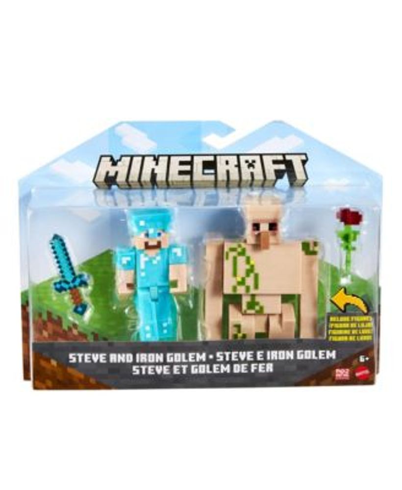 steve minecraft iron golem