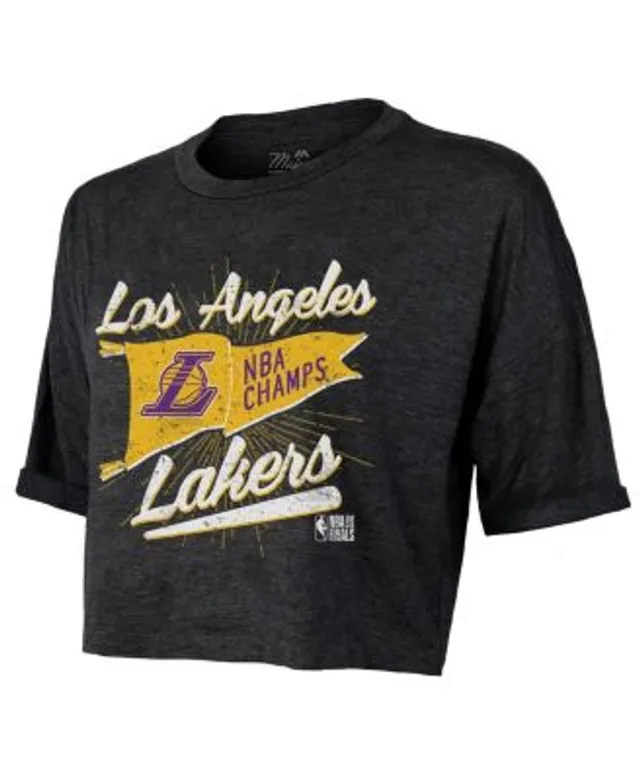 Men's Los Angeles Lakers Junk Food Black 2020 NBA Finals Champions Mickey  Trophy T-Shirt