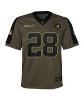 Youth Nike Josh Jacobs White Las Vegas Raiders Game Jersey