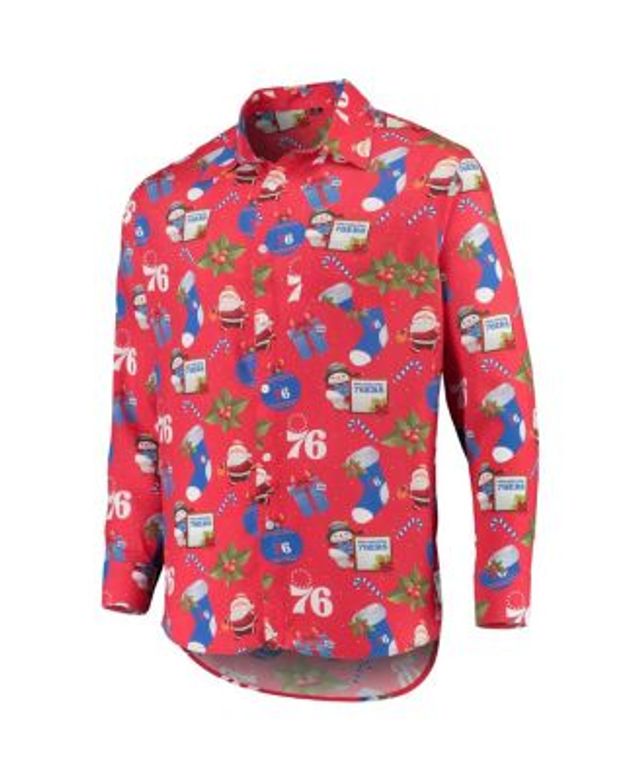 FOCO Seattle Seahawks Floral Button Up Shirt, Mens Size: L