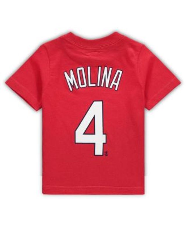 Nike Infant Boys and Girls Yadier Molina Red St. Louis Cardinals Player  Name Number T-shirt