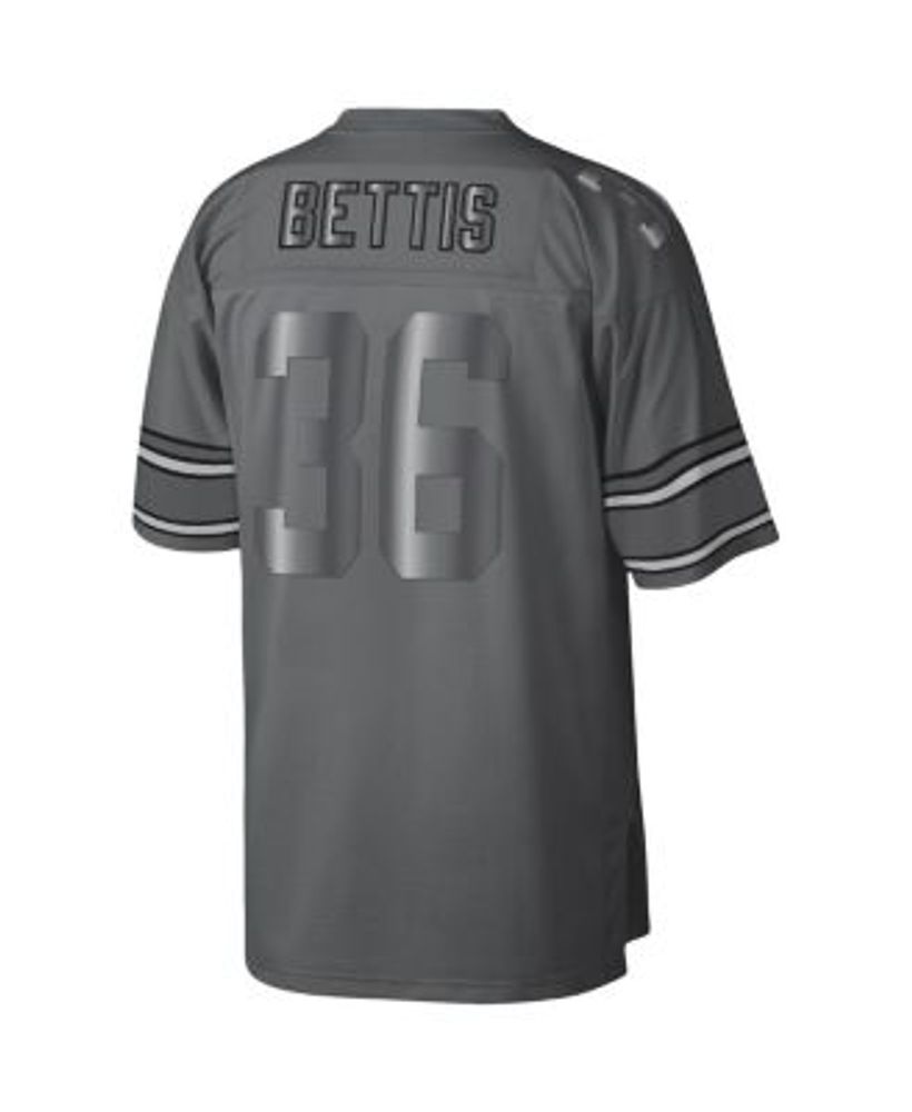 Men's Mitchell & Ness Jerome Bettis White Pittsburgh Steelers Retired Player Name Number Mesh Top Size: Medium