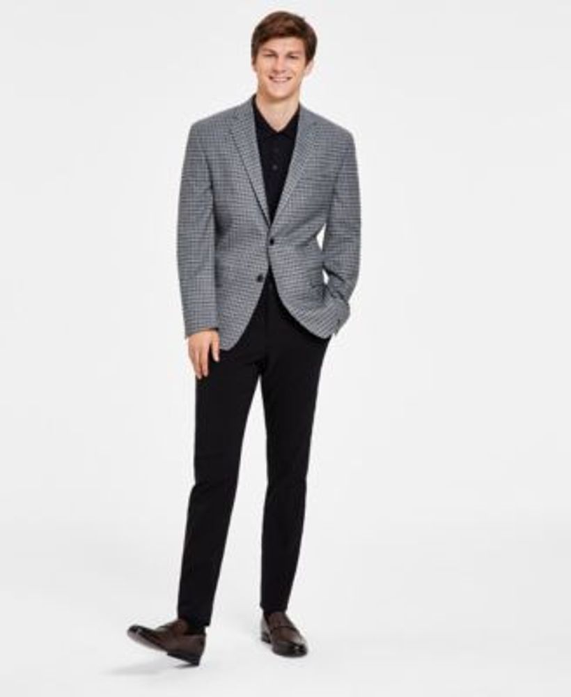 Lauren Ralph Lauren Men's Classic-Fit Ultraflex Stretch Black/Gray Plaid  Sport Coat | Vancouver Mall