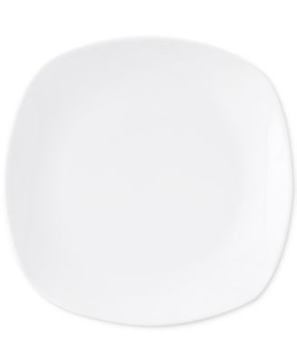 Basics Soft Square Salad Plates, Set of 4, Created for Macy's