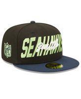 Seattle Seahawks 2022 NFL DRAFT Black-Navy Fitted Hat